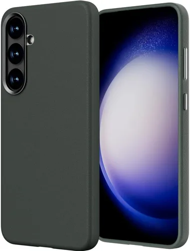 Vista 31 de X-level Funda para Samsung Galaxy Z Flip 6, delgada funda delgada de piel sintética para teléfono, TPU suave, a prueba de golpes, protección Negro