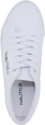 Vista 4 de Nautica Zapatos casuales de tenis con cordones para mujer