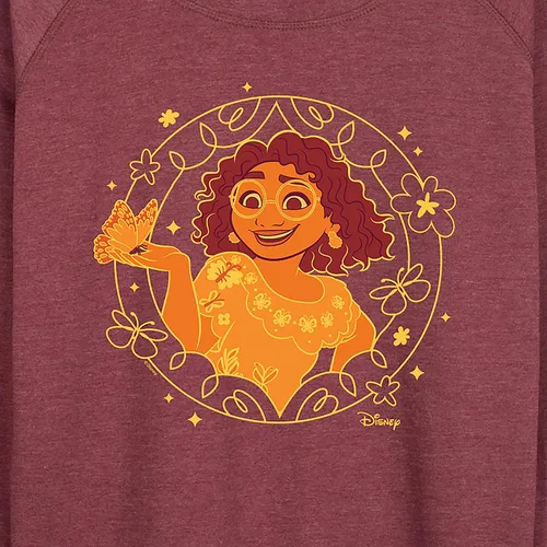 Vista 3 de Disney - Encanto - Enchanted Holiday Mirabel - Jersey ligero de rizo francés para mujer