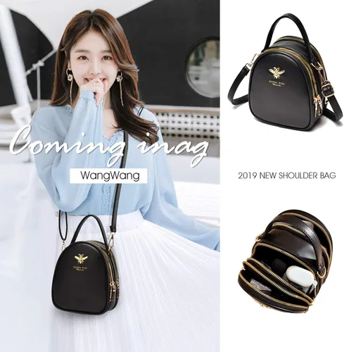 Vista 7 de Bandolera pequeña bolsa elegante estilo mensajero cartera bolsa de mano para mujer