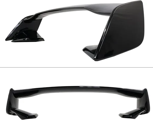 Vista 5 de FREEMOTOR802 Compatible con alerón de maletero Subaru WRX 2022-2025, plástico ABS perla negra cristal #D4S 2015 estilo STI alerón trasero para Perla