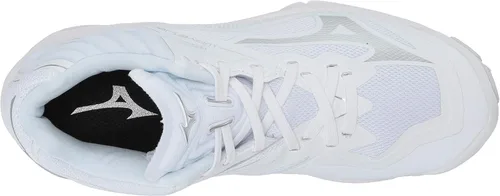Vista 5 de Mizuno Wave Lightning Z6 - Zapatillas de voleibol para mujer, blanco, 12