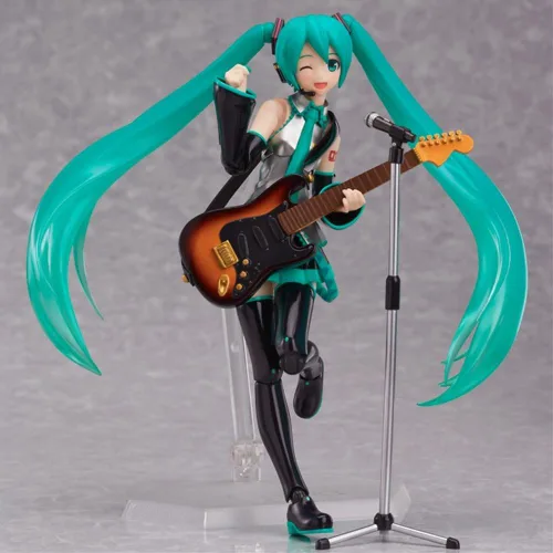 Vista 4 de Hatsune Miku de Good Smile: figura de acción Figma 2.0
