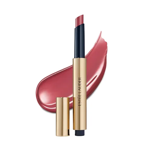 Vista 8 de Estée Lauder Pure Color Melt-On Glosstick para labios Brillo labial voluminizador e hidratante 128 Rubor derretido - Un nude rosado con matices