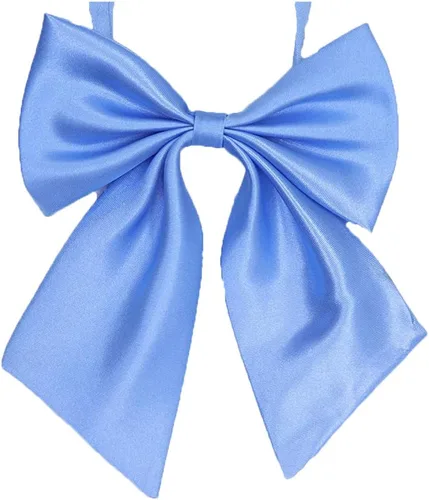 Vista 5 de Flairs New York Pajarita con lazo preatada hecha a mano para mujer Azul bebé/azul marino [cuadros]
