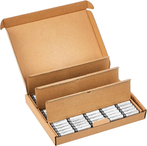 Vista 4 de Amazon Basics - Pilas alcalinas AAA de uso industrial, 1050 unidades (7 paquetes de 150)