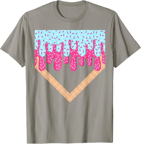 Vista 36 de Baseball Drip Boys Home Plate Ice Cream Sport Players & Fans Camiseta