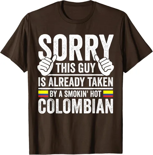 Vista 5 de Camiseta divertida de Colombia Heritage para hombre