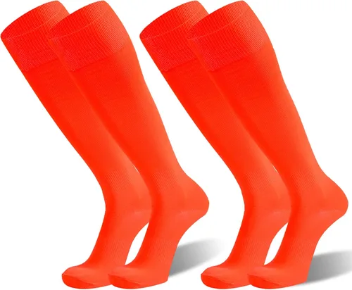 Vista 10 de Cushioned Knee High Soccer Softball Socks 2 Pairs Youth Adult Negro