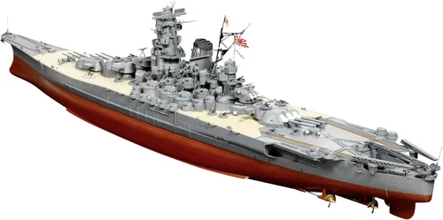 Vista 2 de Tamiya, buque de guerra japonés Yamato, modelo para armar