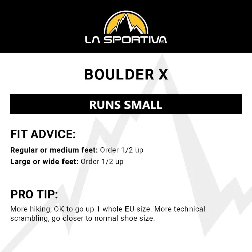 Vista 2 de La Sportiva Hombres Boulder X ApproachZapatos de senderismo