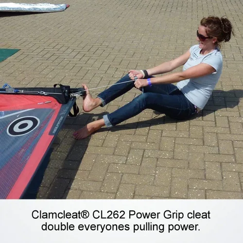 Vista 5 de Nautos CL262 - Power Grip 2 - Permite tirar el doble de duro - CLAMCLEAT