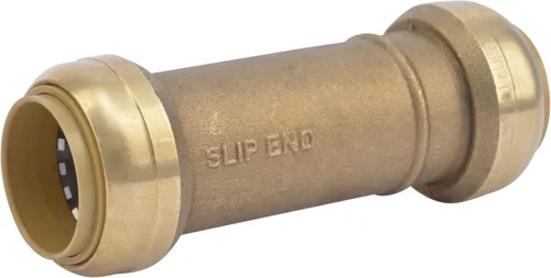 Vista 7 de SharkBite Acoplamiento deslizante de 1/2 pulgada, Empuje para conectar accesorios de plomería de latón, Tubo PEX, cobre, CPVC, PE-RT, HDPE, U3008LFA