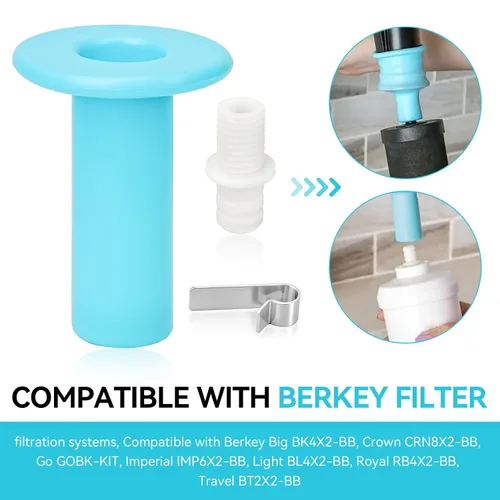 Vista 6 de Kit de imprimación de filtro para sistemas de filtración de agua alimentados por gravedad Berkey, filtros universales para sistema de agua Berkey