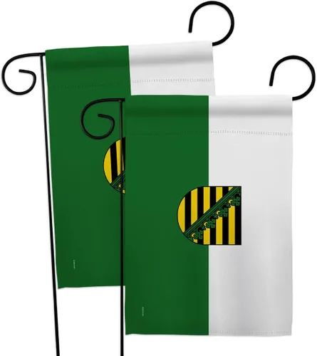Vista 6 de Saxony Garden Flags Pack Regional Germany States Central Europe Territory Old History Country Particular Area Support Our Troops Small Gift Yard