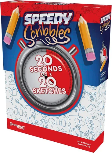 Vista 4 de Speedy Scribbles - Los 20 segundos para 20 bocetos juego de dibujo para 4-8 jugadores por Pressman