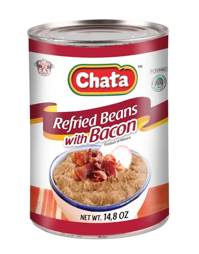 Vista 10 de Chata Frijoles negros tradicionales mexicanos refritos, 15.2, paquete de 1
