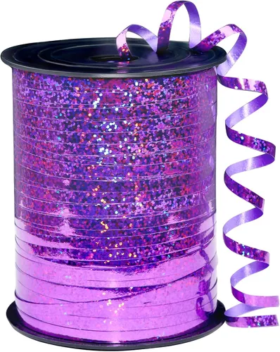 Vista 27 de Cinta Rizadora Negra, 500 Yardas, Metálica Brillante, Láser Fina, Rizada, Perfecta para Envolver Regalos, Globos, Manualidades, Fiestas, Ocasiones