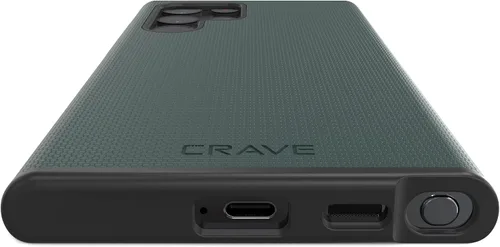 Vista 7 de Crave Dual Guard para Samsung Galaxy S22 Ultra, Verde bosque, Funda para teléfono celular, Protección a prueba de golpes, Doble capa, TPU/PC