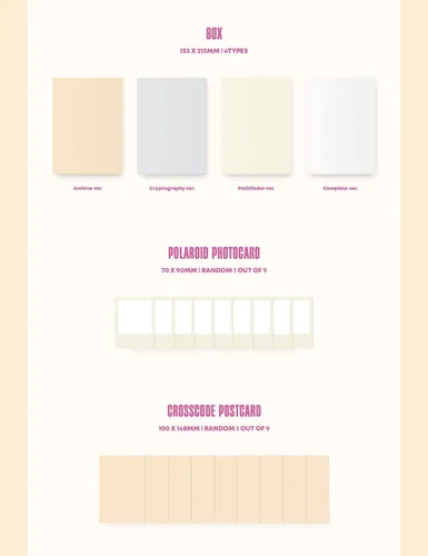 Vista 3 de TWICE BETWEEN 1&2 11th Mini Album Complete Version CD+1p Poster+1p Folding Poster On Pack+PhotoBook+1p Polaroid+Crosscode Postcard+1ea Sticker+5p