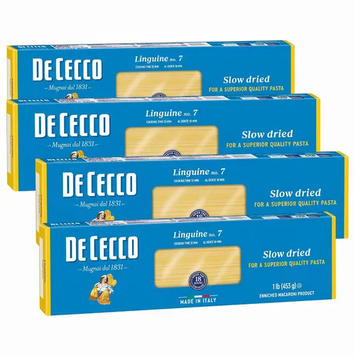 Vista 7 de De Cecco Pasta, Linguine, 16 Oz
