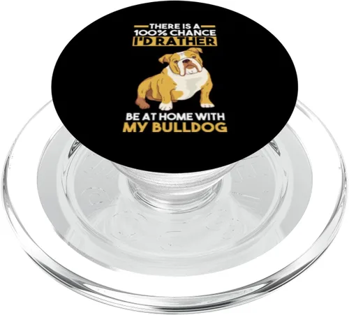 Vista 7 de Dog English Bulldog PopSockets intercambiables PopGrip