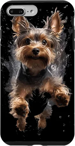 Vista 12 de Funda submarina para iPhone 16 Yorkshire Terrier buceo para perros
