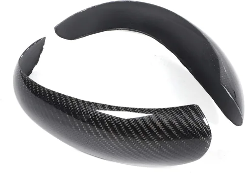 Vista 5 de Fydun Cubierta de espejo retrovisor interior automotriz Add-On Fit para Cayman 997 911 987 2pcs fibra de carbono