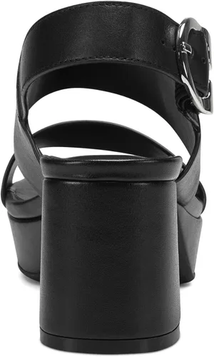 Vista 3 de Aerosoles Sandalia de tacón elegante para mujer, Cuero negro