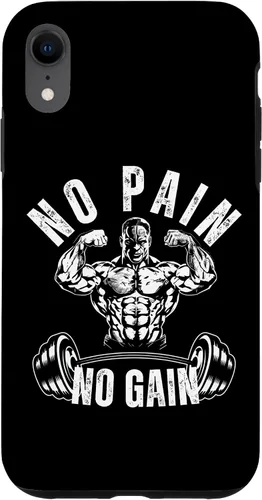 Vista 25 de No Pain No Gain Workout Motivational Case for iPhone 16