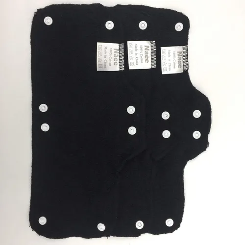 Vista 2 de Colorful Sweatband for Hard Hat Washable Velvet Terry Cotton Hard Hat Liner NAEE snap on Negro