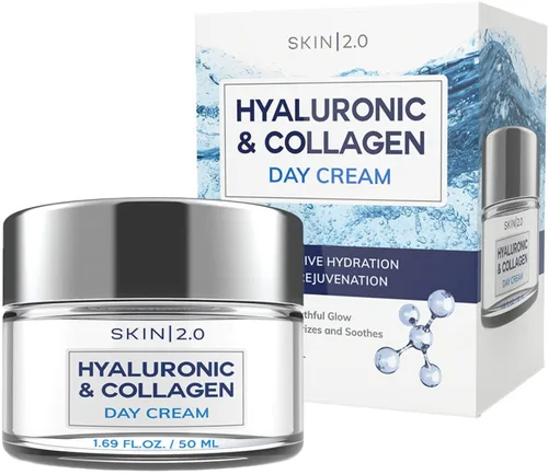 Vista 3 de Skin 2.0 Set de belleza hialurónico y colágeno - Suero, hidratante y mascarillas faciales
