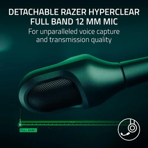 Vista 4 de Razer BlackShark V3 Pro Wireless ANC Gaming Headset for PS5: Full Band Mic - 50mm Drivers - 2.4 GHz, Bluetooth, 3.5mm - Works with PC, Mac, Nintendo