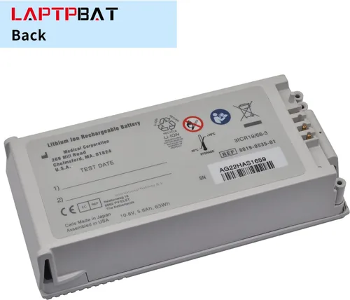 Vista 4 de Batería recargable de iones de litio REF 8019-0535-01 para Zoll SurePower E Series/R Series 10.8V 5.8Ah 63Wh