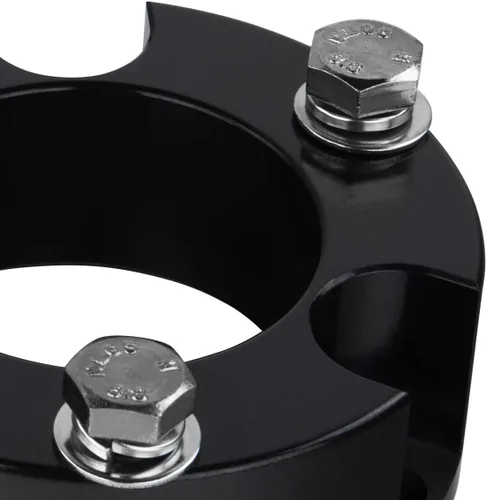 Vista 7 de Supreme Suspensions - Juego de elevación para Toyota Tundra, espaciadores de elevación frontal montante de aleación, Negro