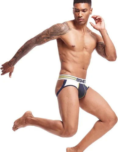 Vista 3 de BSHETR Athletic Supporter Jockstrap - Ropa interior ultrasuave, transpirable y elegante para hombres