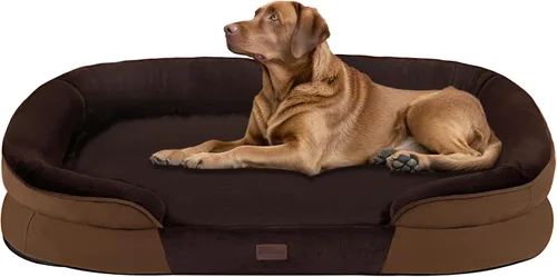 Vista 21 de Dwanton - Cama ortopédica para perros medianos con espuma de gel de memoria, sofá impermeable para perros, cama lavable para mascotas con cojín