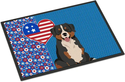 Vista 21 de Caroline's Treasures WDK5119JMAT Airedale Terrier USA - Tapete para interiores o exteriores, 24 x 36 pulgadas, tapete para puerta delantera