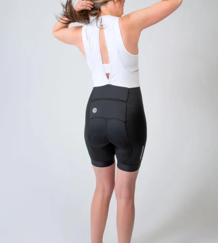 Vista 4 de Aero Tech - Pantalones cortos de ciclismo acolchados para mujer