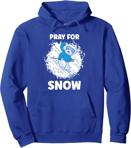 Vista 4 de Pray For Snows Dog Extreme Snow Ski Sudadera con capucha, Negro