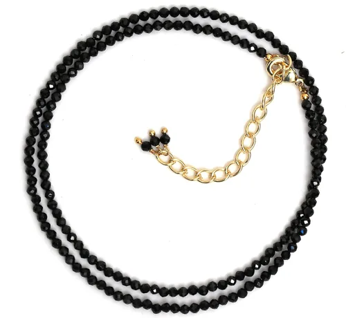 Vista 16 de Gempires - Gargantilla de cristal curativo hecha a mano, hipoalergénica, chapada en oro de 18 pulgadas, elegante joyería de uso diario