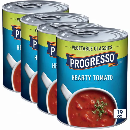 Vista 32 de Progresso Vegetable Classics, Sopa enlatada de lentejas con verduras asadas, sin gluten, 19 onzas