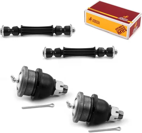 Vista 10 de Metrix Premium Chassis Parts - Juego de 4 piezas de articulación de rótula superior y barra estabilizadora delantera para Ford Ranger RWD 1998-2011