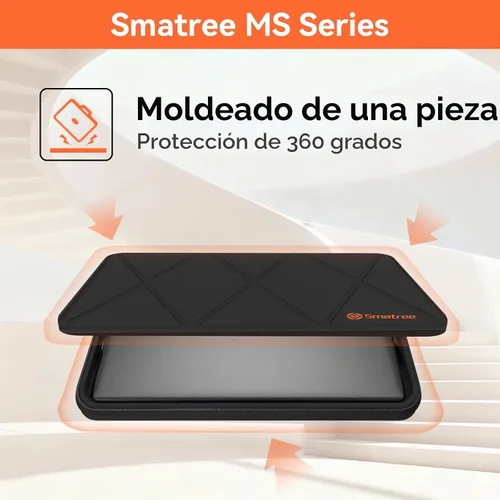 Vista 6 de Smatree MS82T Hard Protective 15.6inch Laptop Case para HP/Lenovo/DELL/ASUS Negro