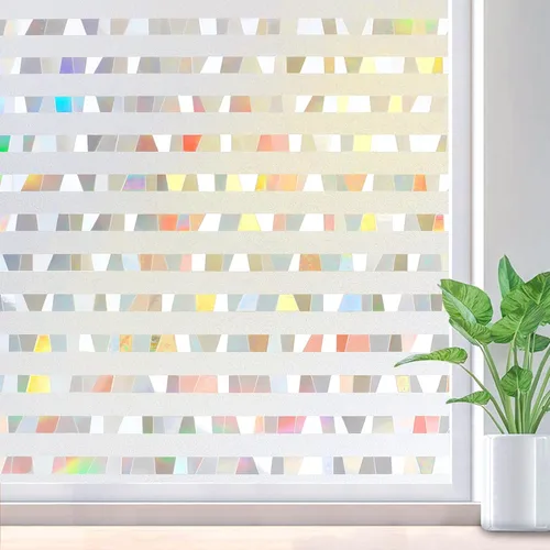 Vista 13 de rabbitgoo Película de Privacidad Unidireccional para Ventanas, Tinte de Ventana para el Hogar, Espejo Reflectante que Bloquea el Sol, Control