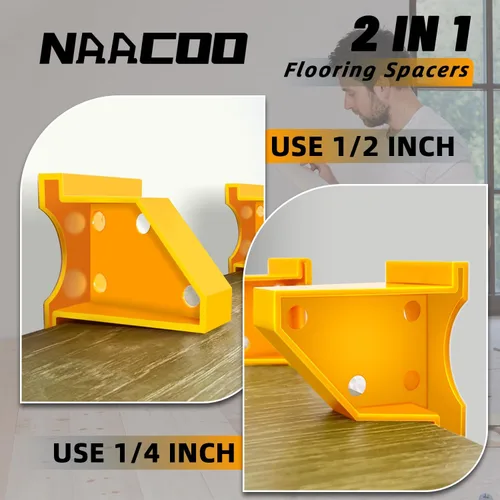 Vista 3 de NACCOO Herramientas de suelo laminado, kit de instalación de piso 4 en 1