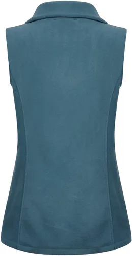 Vista 28 de SeSe Code Chaleco de forro polar ligero con cremallera frontal y bolsillos para mujer