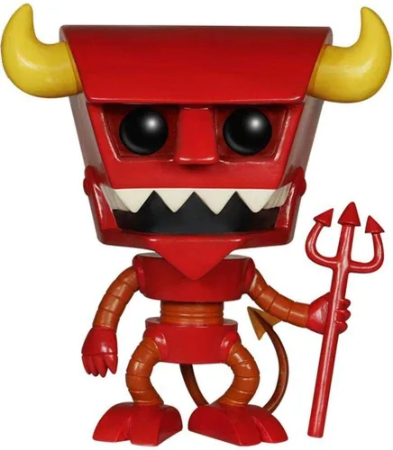 Vista 2 de Futurama, robot diablo figura de acción de Funko POP TV