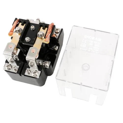 Vista 2 de Baomain Relé electrónico magnético de DC 12V 80A DPDT 2NO 2NC del voltaje de bobina de la retransmisión JQX-62F-2C del poder más elevado