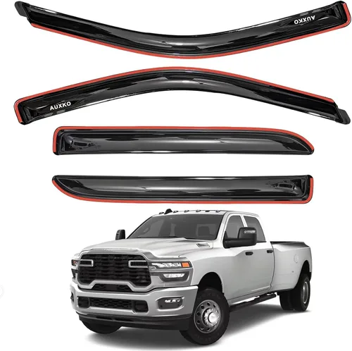 Vista 30 de AUXKO Protectores de lluvia para BMW X3 2018-2024 2025, 4 piezas de accesorios para viseras de ventilación de ventana, protector de lluvia con cinta